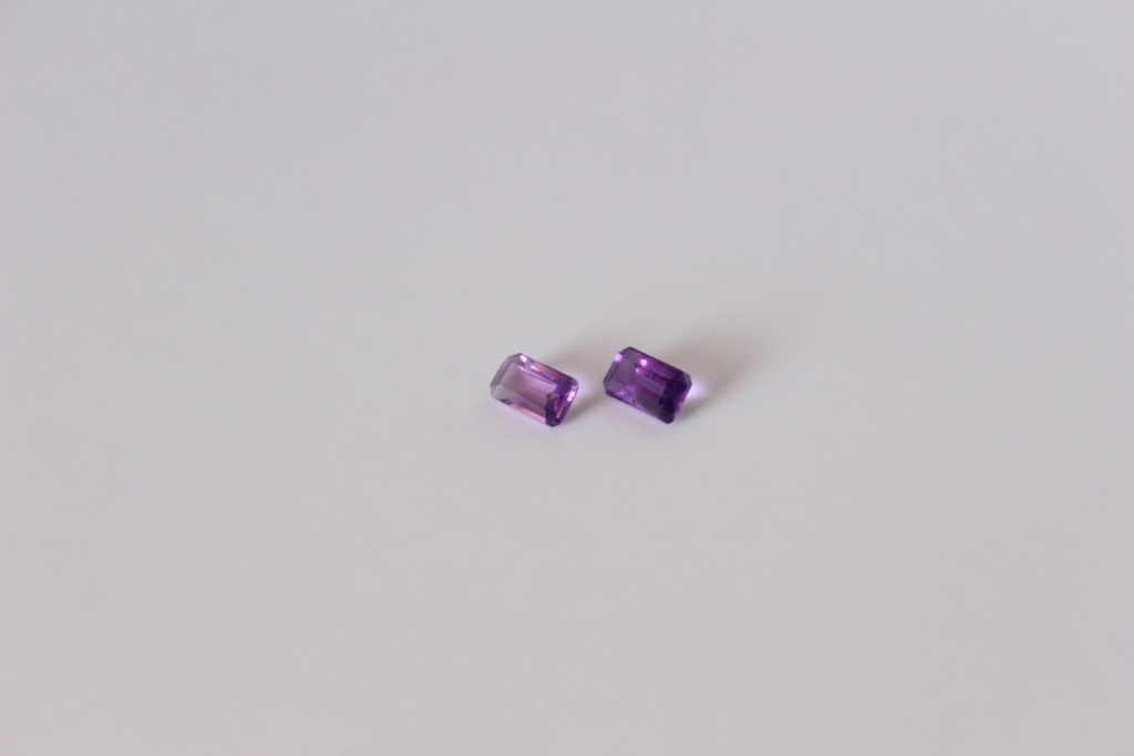 Améthyste Paire 0.6 cts